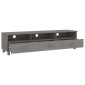 vidaXL Έπιπλο Τηλεόρασης HAMAR Αν. Γκρι 158x40x40εκ. Μασίφ Ξύλο Πεύκου