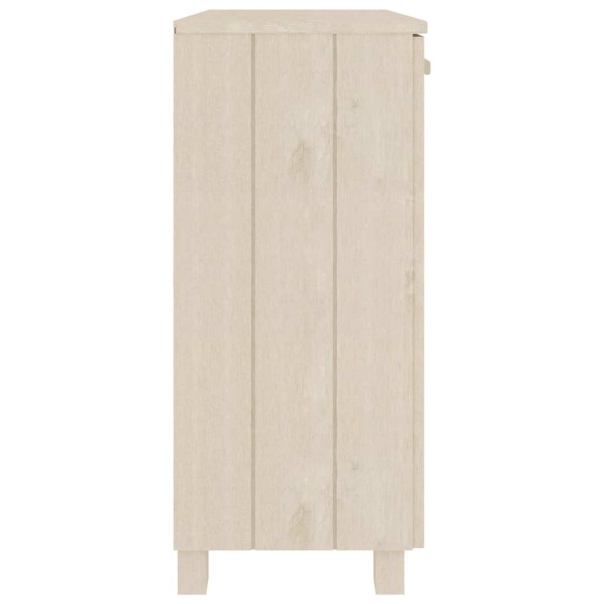 vidaXL Ντουλάπι HAMAR Καφέ Μελί 85 x 35 x 80 εκ. Μασίφ Ξύλο Πεύκου