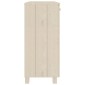 vidaXL Ντουλάπι HAMAR Καφέ Μελί 85 x 35 x 80 εκ. Μασίφ Ξύλο Πεύκου