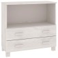 vidaXL Ντουλάπι HAMAR Λευκό 85 x 35 x 80 εκ. από Μασίφ Ξύλο Πεύκου