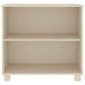 vidaXL Ντουλάπι HAMAR Καφέ Μελί 85 x 35 x 80 εκ. Μασίφ Ξύλο Πεύκου