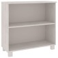 vidaXL Ντουλάπι HAMAR Λευκό 85 x 35 x 80 εκ. από Μασίφ Ξύλο Πεύκου
