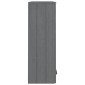 vidaXL Πάνω Μέρος Ντουλαπιού HAMAR Γκρι 85x35x100 εκ. Μασίφ Πεύκο