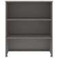 vidaXL Πάνω Μέρος Ντουλαπιού HAMAR Αν. Γκρι 85x35x100 εκ. Μασίφ Πεύκο