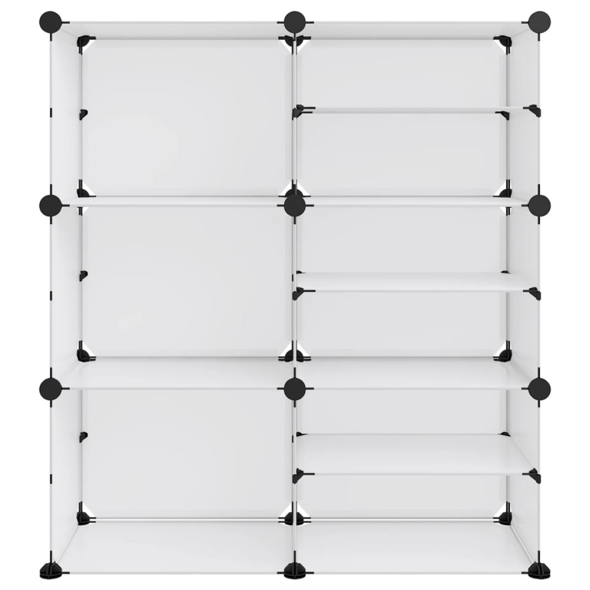 vidaXL Παπουτσοθήκη Διαφανής 84x31,5x93 εκ. από Πολυπροπυλένιο