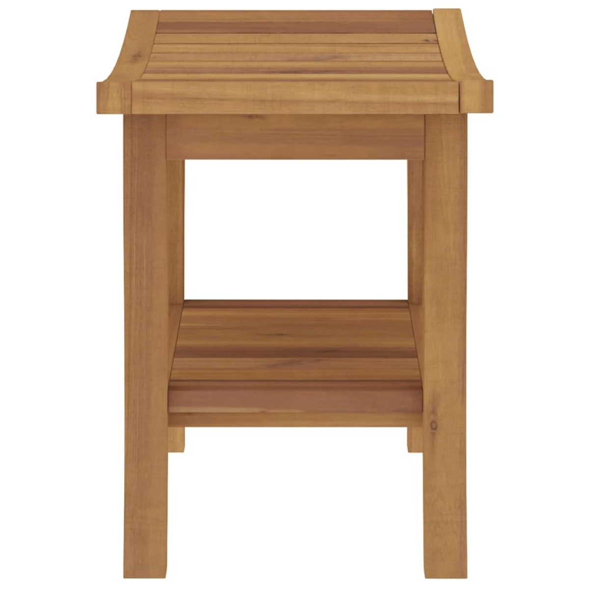 vidaXL Τραπέζι Βοηθητικό Μπάνιου 50 x 35 x 45 εκ. από Μασίφ Ξύλο Teak