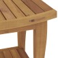 vidaXL Τραπέζι Βοηθητικό Μπάνιου 50 x 35 x 45 εκ. από Μασίφ Ξύλο Teak
