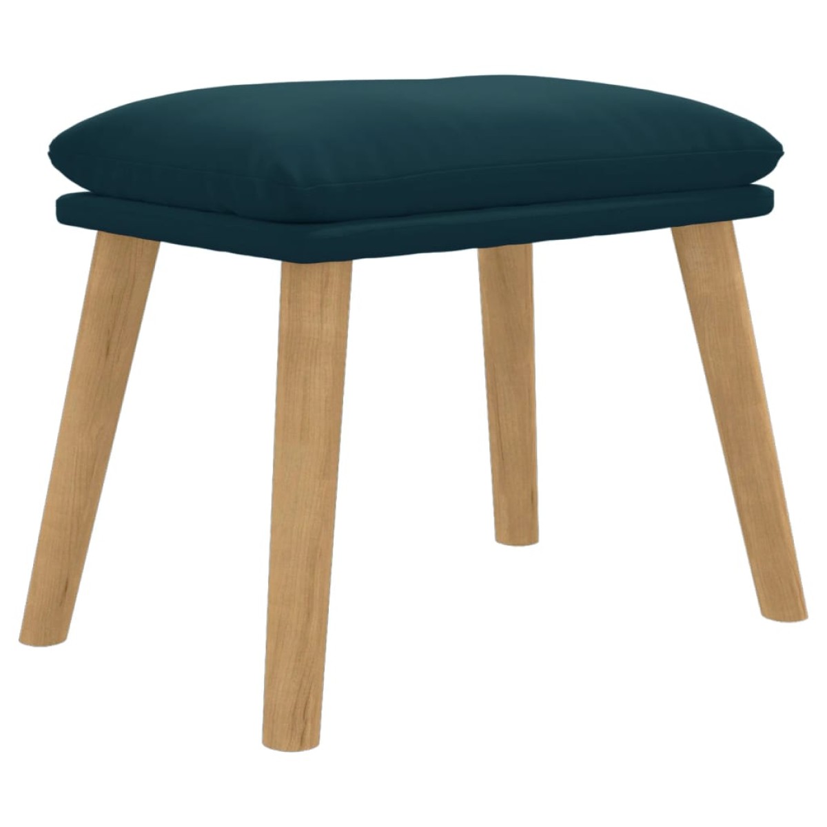 vidaXL Υποπόδιο Μπλε 45x29,5x35 εκ. Βελούδινο
