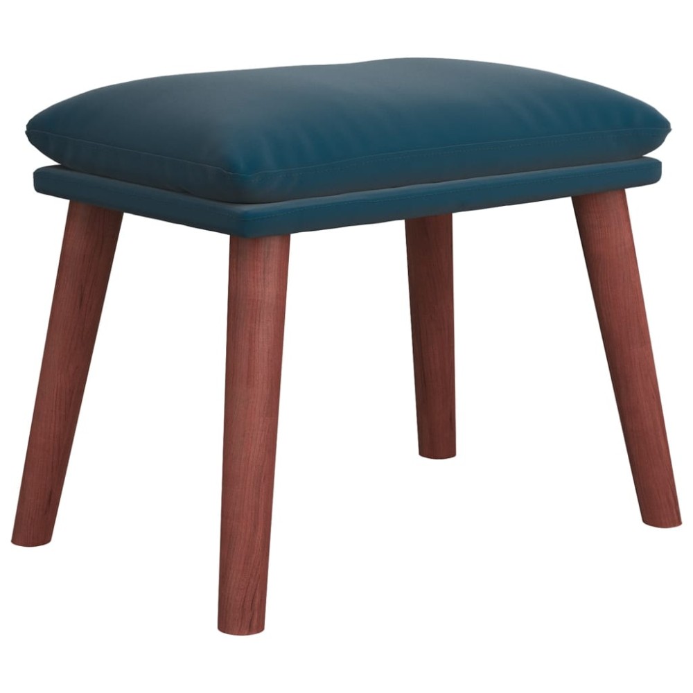 vidaXL Υποπόδιο Μπλε 45x29,5x35 εκ. Βελούδινο
