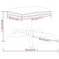 vidaXL Υποπόδιο Σκούρο Πράσινο 60x60x36 εκ. Βελούδινο