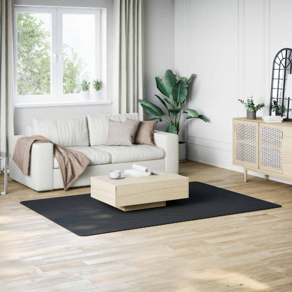 vidaXL Χαλί Πλενόμενο Μαλακό Shaggy Μαύρο 160 x 230 εκ. Αντιολισθητικό
