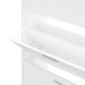 vidaXL Παπουτσοθήκη Λευκή 63x24x103 εκ. από Επεξεργασμένο Ξύλο