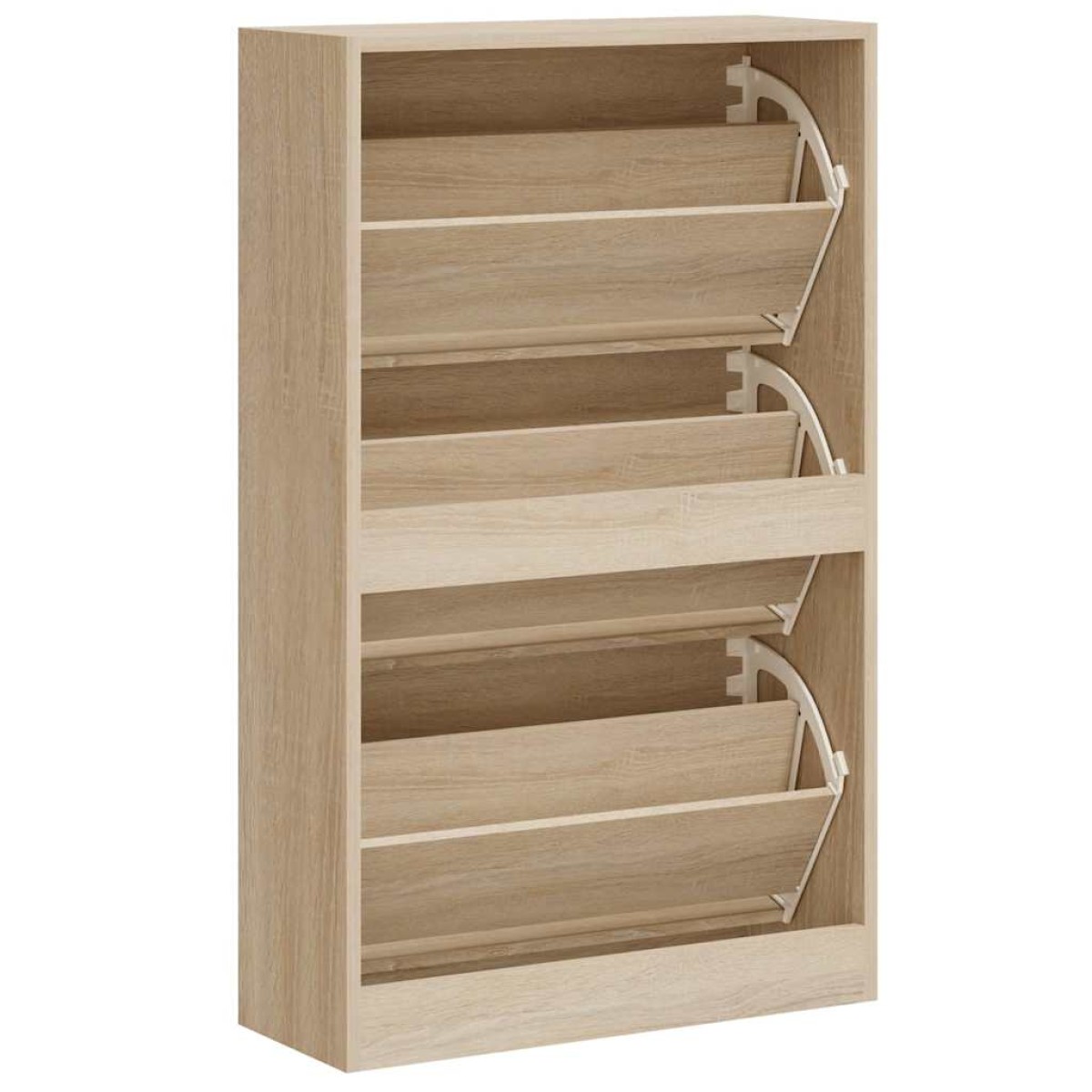 vidaXL Παπουτσοθήκη Sonoma Δρυς 63x24x103 εκ. από Επεξεργασμένο Ξύλο