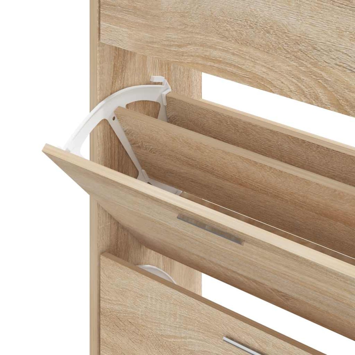 vidaXL Παπουτσοθήκη Sonoma Δρυς 63x24x103 εκ. από Επεξεργασμένο Ξύλο