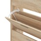 vidaXL Παπουτσοθήκη Sonoma Δρυς 63x24x103 εκ. από Επεξεργασμένο Ξύλο