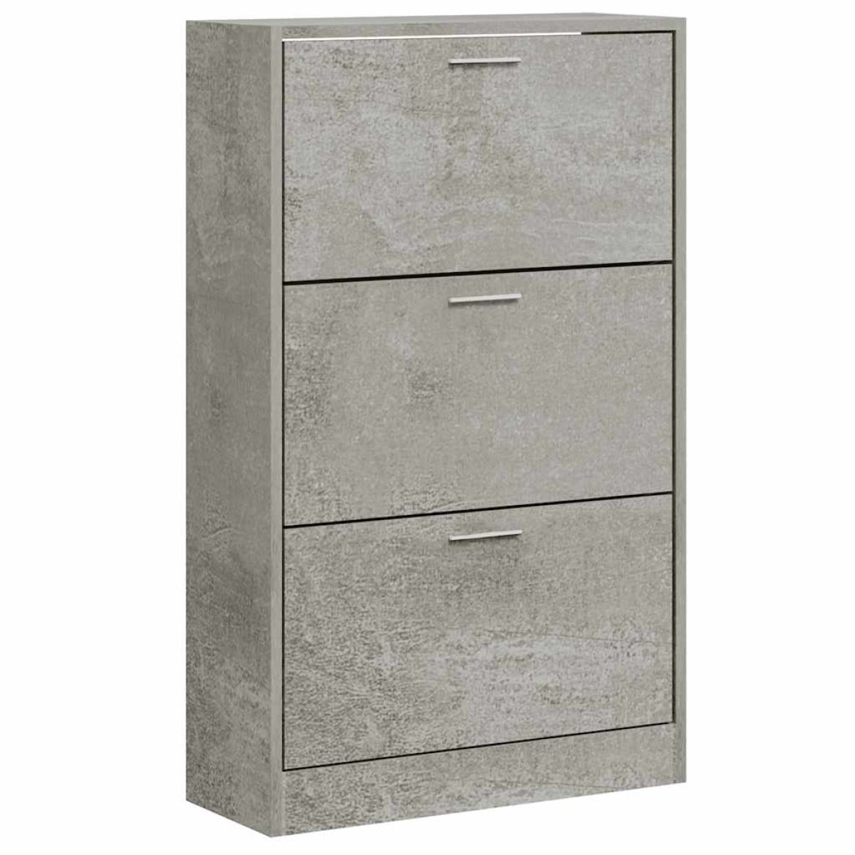 vidaXL Παπουτσοθήκη Γκρι Σκυροδέματος 63x24x103 εκ. Επεξεργασμένο Ξύλο