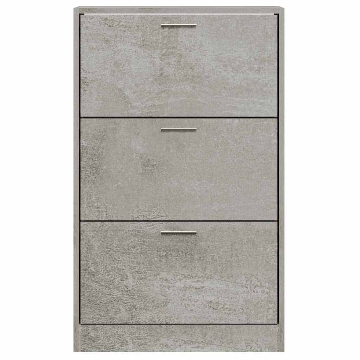 vidaXL Παπουτσοθήκη Γκρι Σκυροδέματος 63x24x103 εκ. Επεξεργασμένο Ξύλο