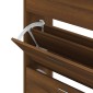 vidaXL Παπουτσοθήκη Καφέ Δρυς 63x24x103 εκ. από Επεξεργασμένο Ξύλο