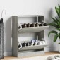 vidaXL Παπουτσοθήκη Γκρι Σκυροδέματος 63x24x81 εκ. Επεξεργασμένο Ξύλο