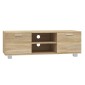 vidaXL Έπιπλο Τηλεόρασης Sonoma Δρυς 120x40,5x35εκ. Επεξεργασμένο Ξύλο