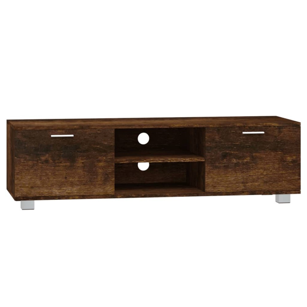 vidaXL Έπιπλο Τηλεόρασης Καπνιστή Δρυς 140x40,5x35 εκ. Επεξ. Ξύλο