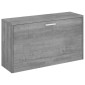 vidaXL Παπουτσοθήκη Γκρι Sonoma 80x24x45 εκ. από Επεξεργασμένο Ξύλο