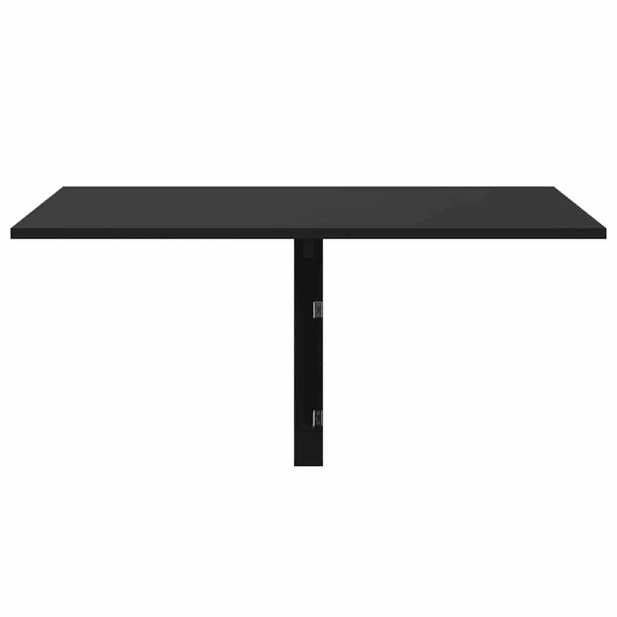vidaXL Τραπέζι Τοίχου Πτυσσόμενο Μαύρο 100 x 60 x 56 εκ. Επεξεργ. Ξύλο