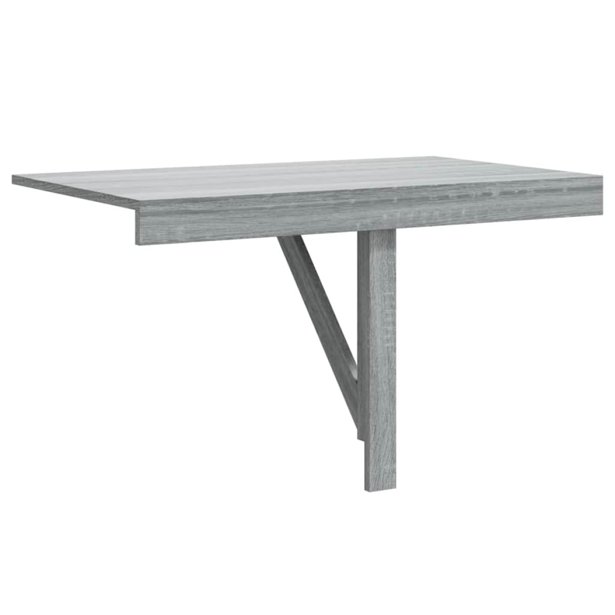 vidaXL Τραπέζι Τοίχου Πτυσσόμενο Γκρι Sonoma 10x60x56 εκ. Επεξ. Ξύλο