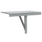 vidaXL Τραπέζι Τοίχου Πτυσσόμενο Γκρι Sonoma 10x60x56 εκ. Επεξ. Ξύλο