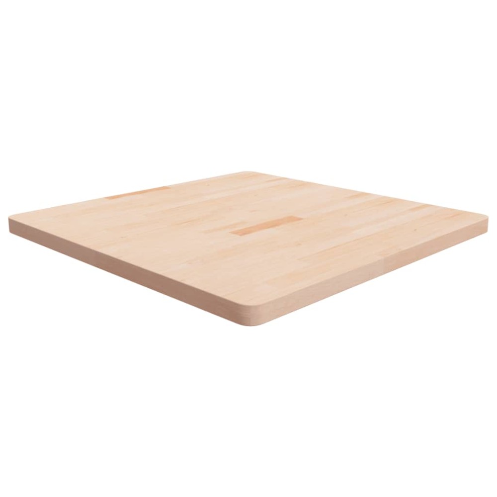 vidaXL Επιφάνεια Τραπεζιού Τετράγωνη 90x90x4 εκ. Μασίφ Ξύλο Δρυς
