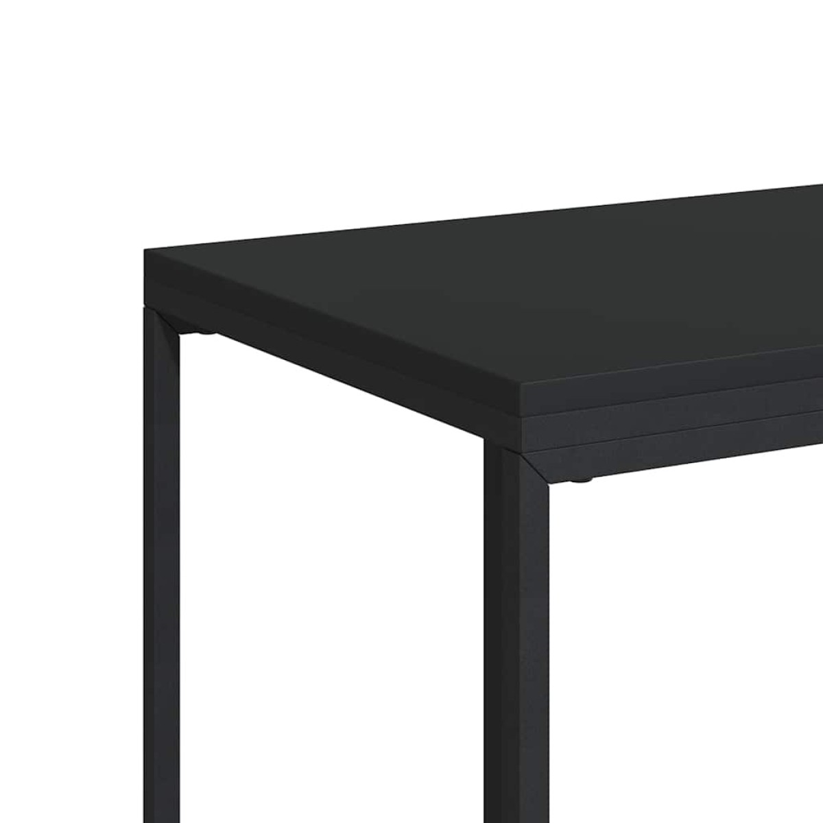 vidaXL Βοηθητικό Τραπέζι με Ρόδες Μαύρο 40x30x63,5 εκ. Επεξ. Ξύλο
