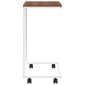 vidaXL Βοηθητικό Τραπέζι με Ρόδες Λευκό 55 x 35 x 70 εκ. Επεξ. Ξύλο