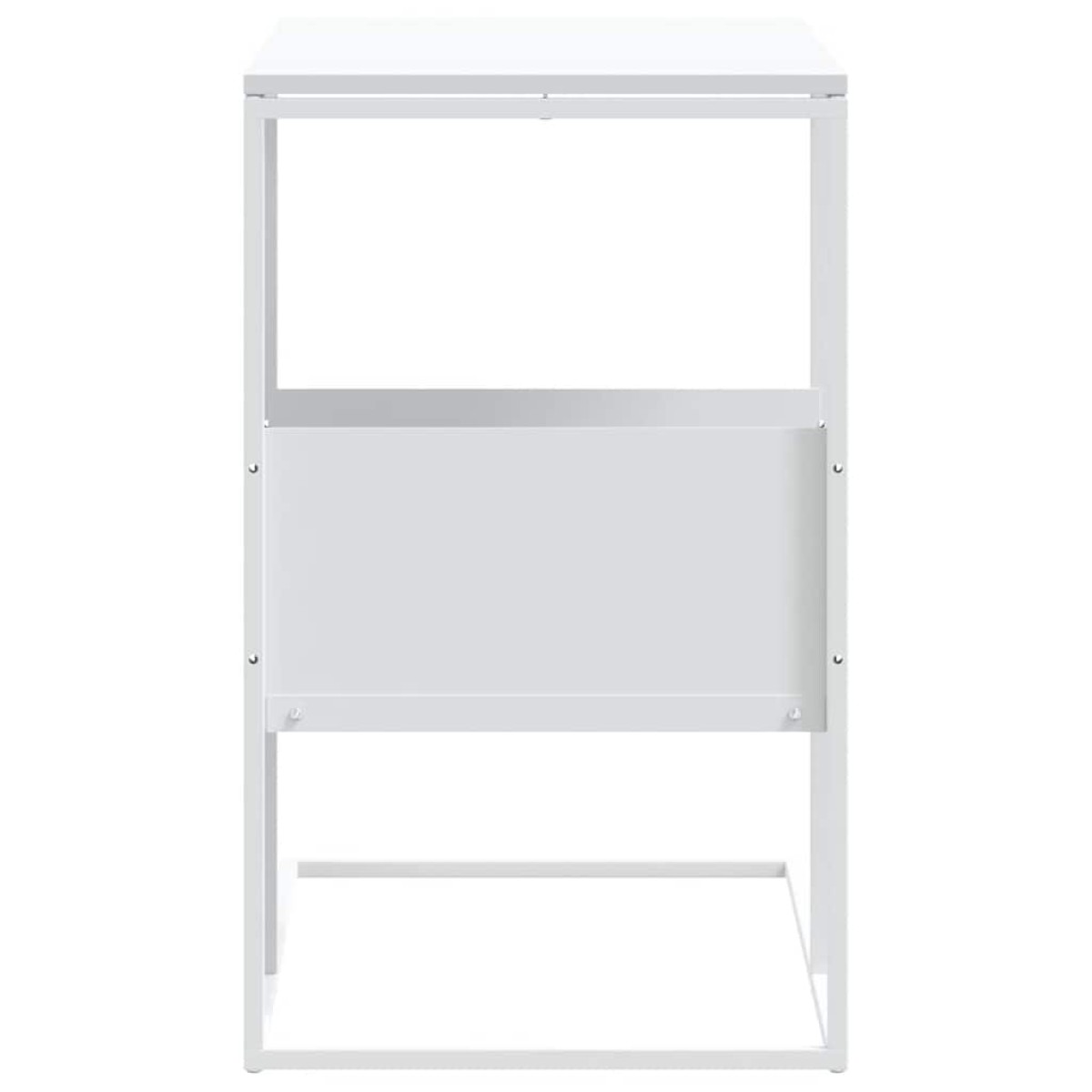 vidaXL Τραπέζι Βοηθητικό Λευκό 55x36x59,5 εκ. από Επεξεργασμένο Ξύλο