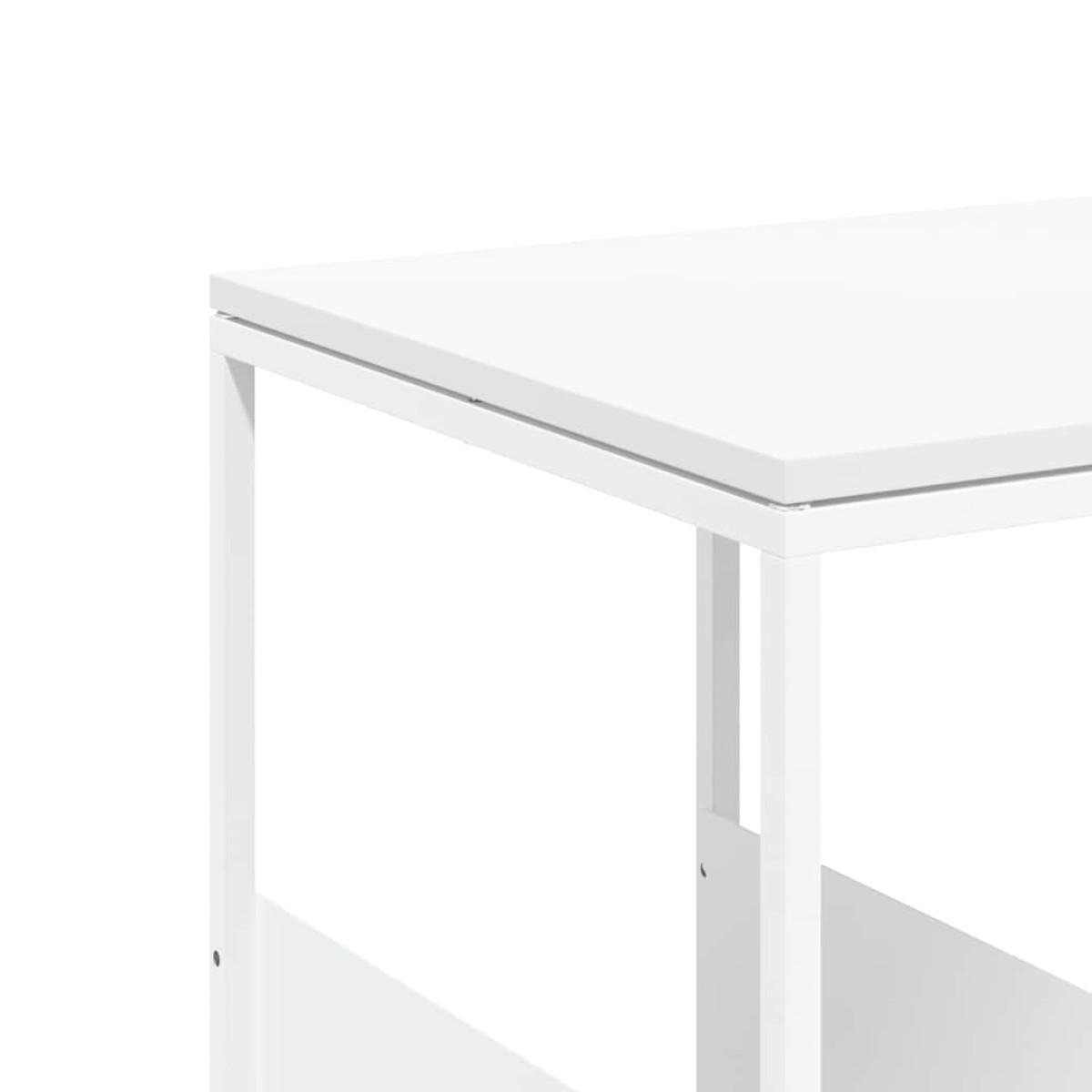 vidaXL Τραπέζι Βοηθητικό Λευκό 55x36x59,5 εκ. από Επεξεργασμένο Ξύλο