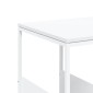 vidaXL Τραπέζι Βοηθητικό Λευκό 55x36x59,5 εκ. από Επεξεργασμένο Ξύλο