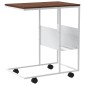 vidaXL Βοηθητικό Τραπέζι με Ρόδες Λευκό 55 x 36 x 63,5 εκ. Επεξ. Ξύλο