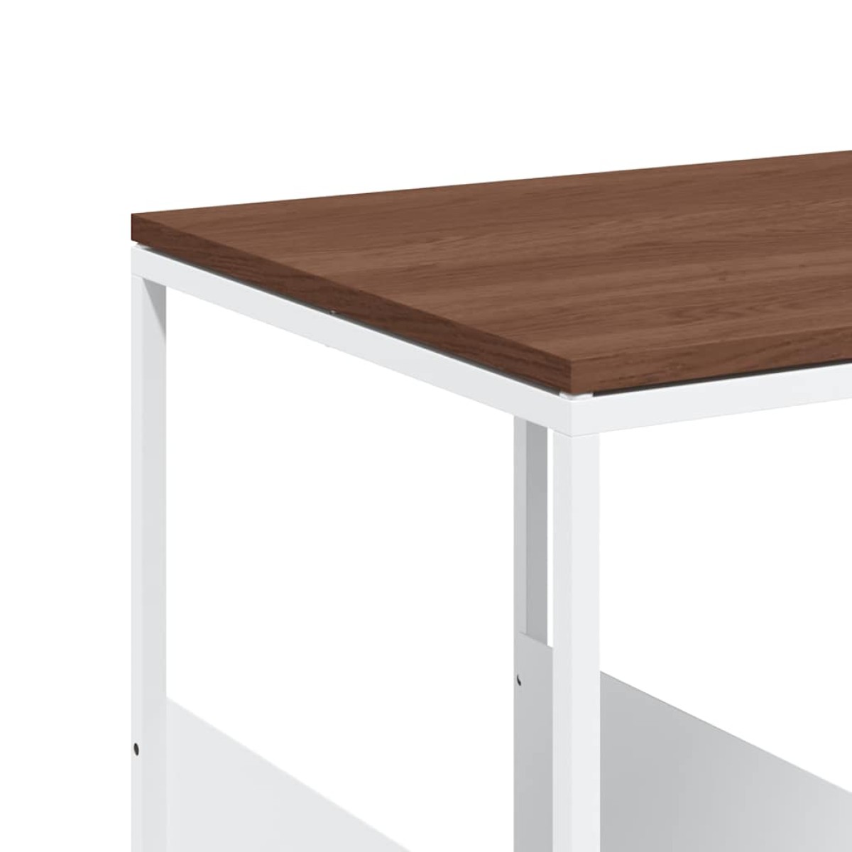vidaXL Βοηθητικό Τραπέζι με Ρόδες Λευκό 55 x 36 x 63,5 εκ. Επεξ. Ξύλο