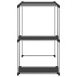 vidaXL Ραφιέρα για Πλυντήριο Μαύρη 87 x 55 x 90,5 εκ. από Σίδερο