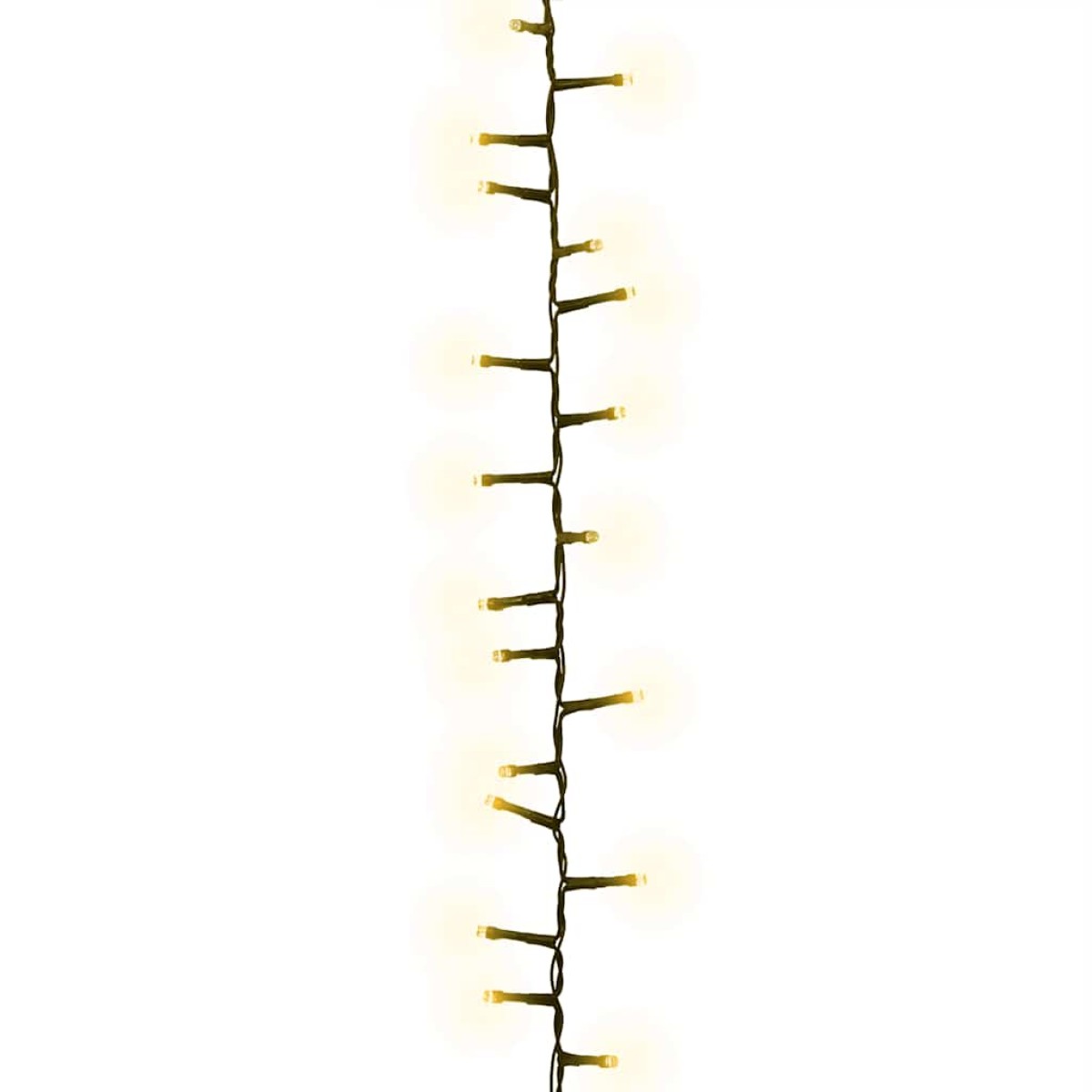 vidaXL Φωτάκια Compact με 3000 LED Θερμό Λευκό 65 μ. από PVC