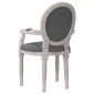 vidaXL Καρέκλα Τραπεζαρίας Σκούρο Γκρι 54 x 56 x 96,5 εκ. Υφασμάτινη