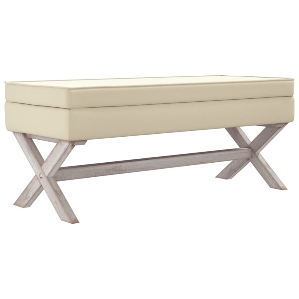 vidaXL Πάγκος Αποθήκευσης 110 x 45 x 49 εκ. Λινός