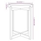 vidaXL Τραπεζάκι Σαλονιού Γκρι 41x41x48,5 εκ. Επεξ. Ξύλο&Μασίφ Πεύκο