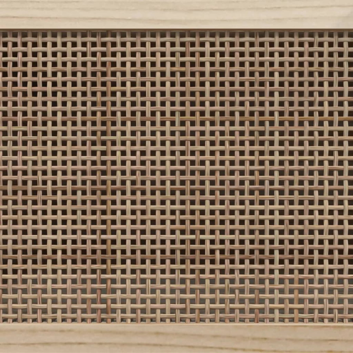 vidaXL Συρταριέρα Μαύρη 60x30x70 εκ. από Μασίφ Πεύκο & Φυσικό Ρατάν