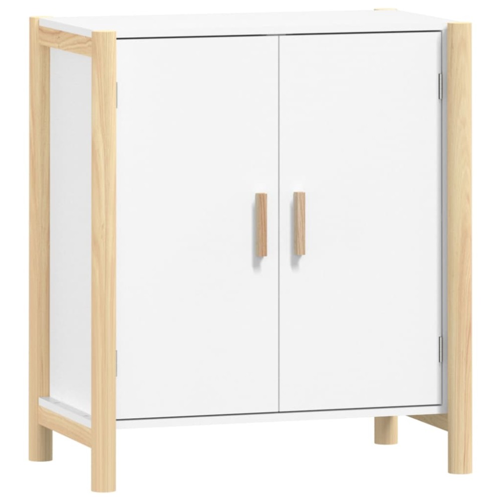 vidaXL Ντουλάπι Λευκό 62 x 38 x 70 εκ. από Επεξεργασμένο Ξύλο