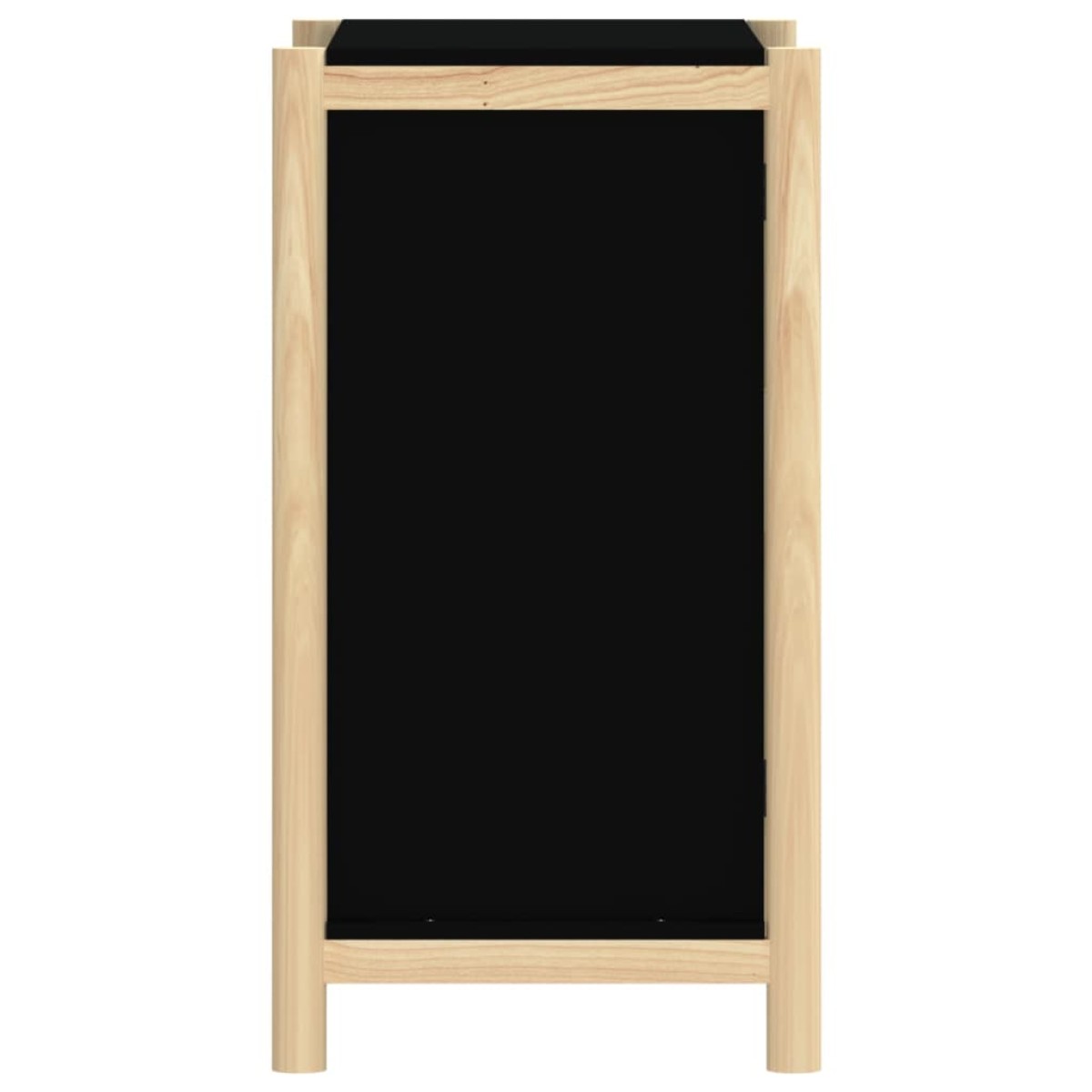 vidaXL Ντουλάπι Μαύρο 62 x 38 x 70 εκ. από Επεξεργασμένο Ξύλο