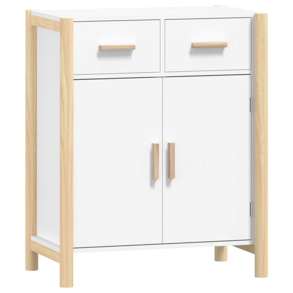 vidaXL Ντουλάπι Λευκό 62 x 38 x 75 εκ. από Επεξεργασμένο Ξύλο