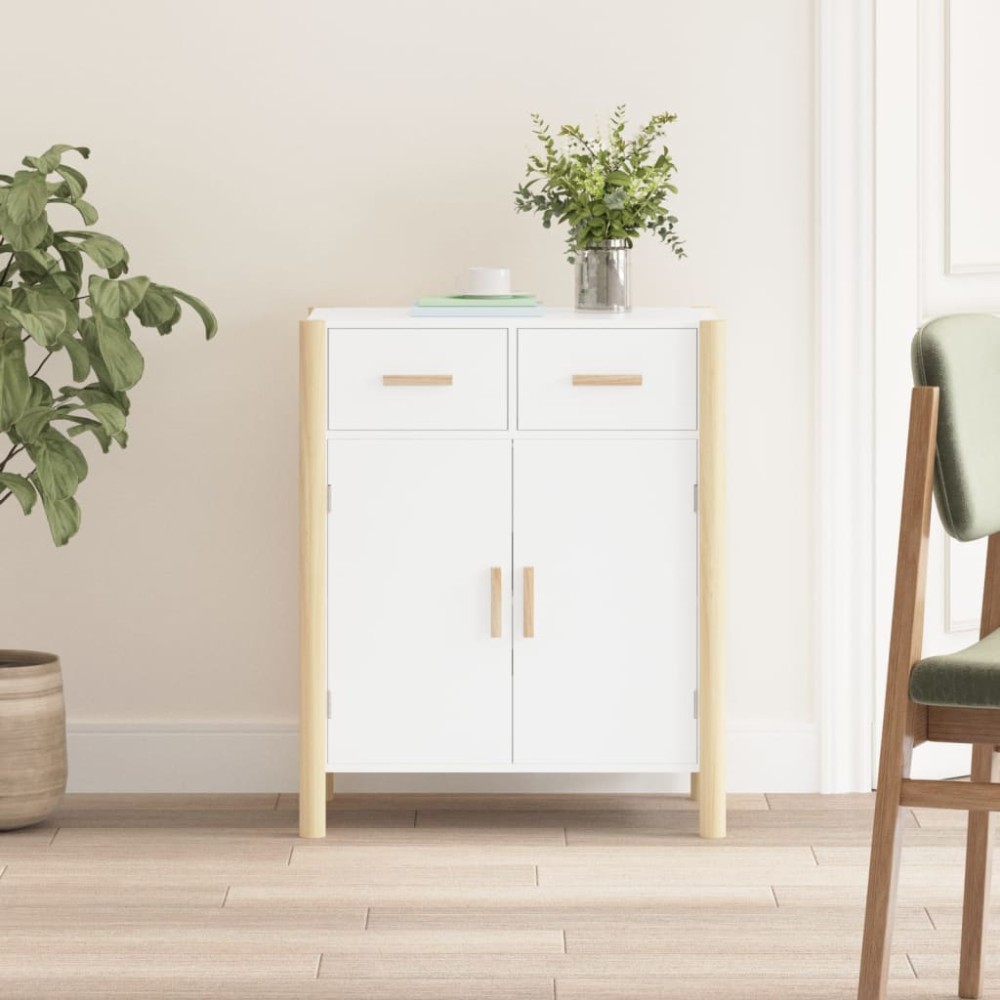 vidaXL Ντουλάπι Λευκό 62 x 38 x 75 εκ. από Επεξεργασμένο Ξύλο