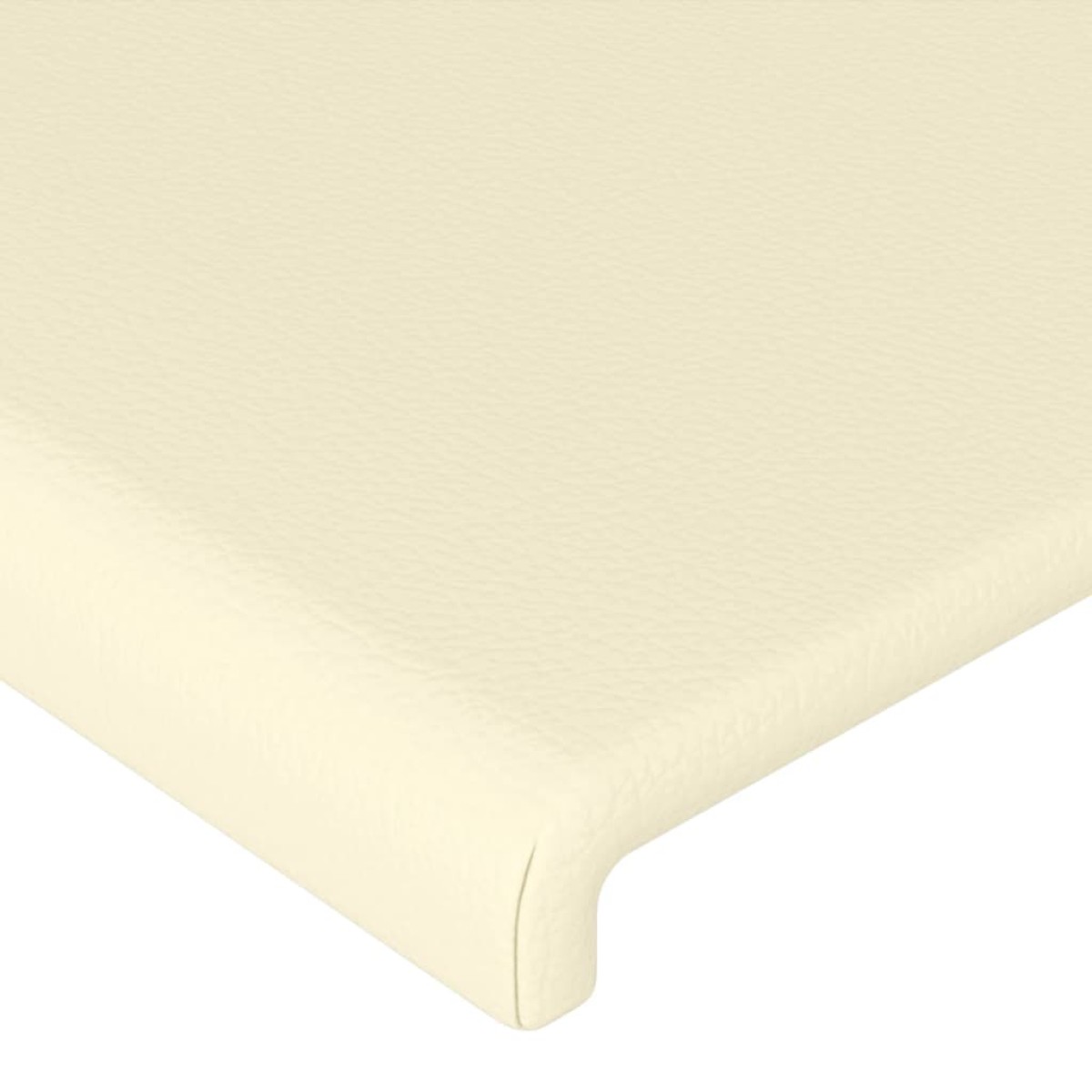 vidaXL Κεφαλάρι Κρεβατιού Κρεμ 80 x 5 x 78/88 εκ. από Συνθετικό Δέρμα