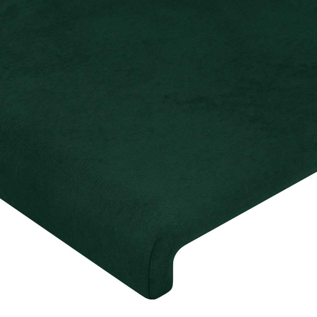 vidaXL Κεφαλάρι Κρεβατιού Σκούρο Πράσινο 90x5x78/88 εκ. Βελούδινο