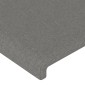 vidaXL Κεφαλάρια Κρεβατιού 2 τεμ. Σκ. Γκρι 80 x 5 x 78/88εκ.Υφασμάτινο